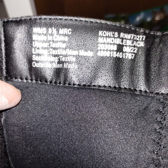 Sonoma black faux suede boots size 9 1/2 - Picture 5 of 9